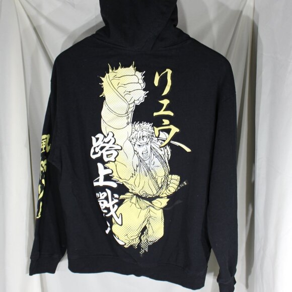 Street Fighter Sweatshirt Ryu Graphic Hoodie Double Sided Gaming - Size XL - Picture 4 of 9